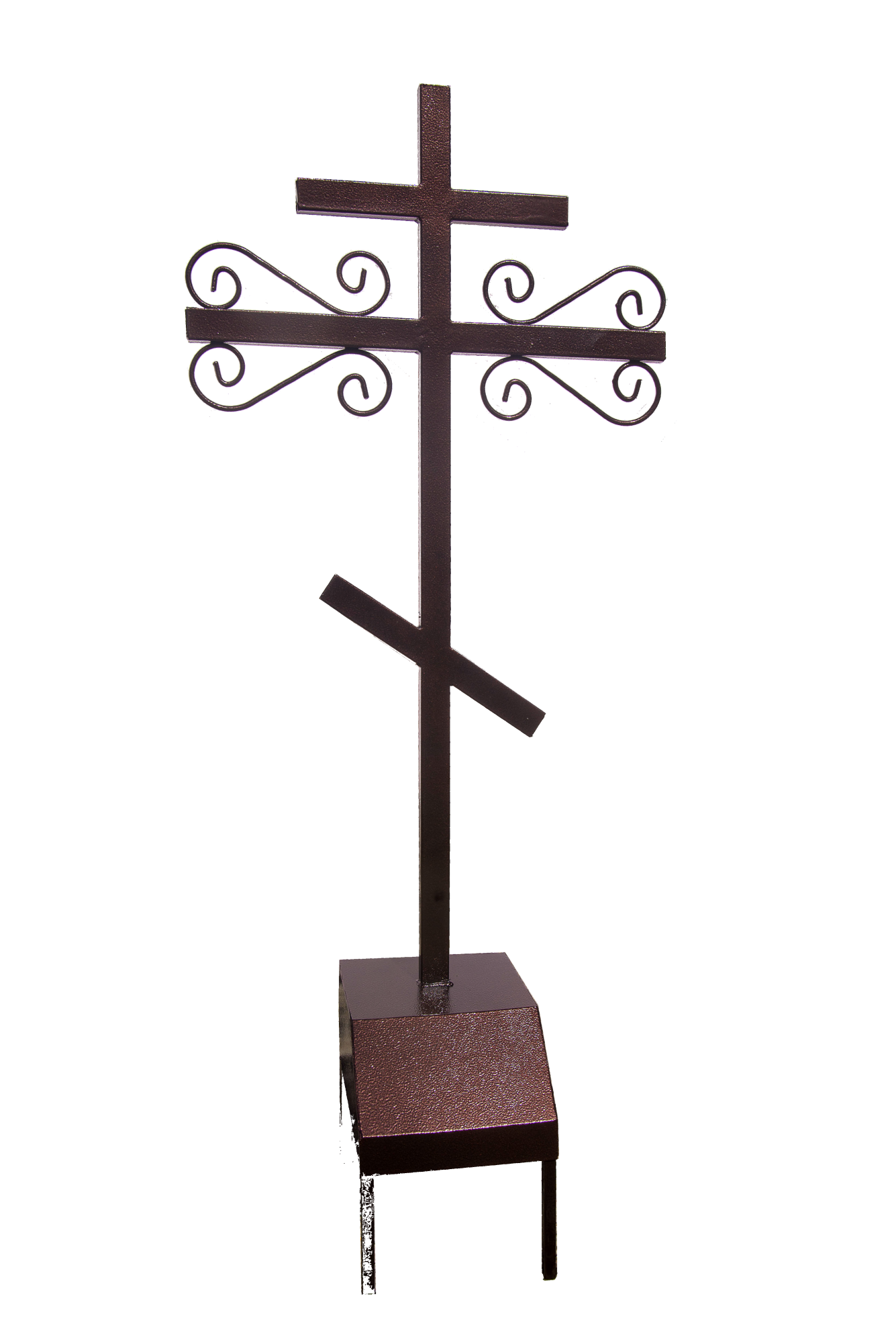 Образцы крестов на могилу из металла фото