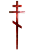 Крест Люкс красный (с символикой / без символики)