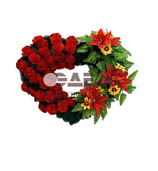 Сердце Среднее с гвоздикой