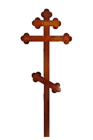 Крест Клевер коричневый (с символикой / без символики)