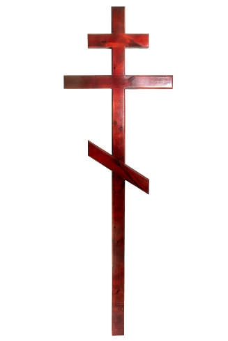 Крест Люкс (без символики / красный)