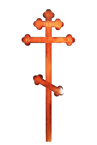 Крест Клевер (с символикой, без символики) (Коричневый)