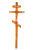 Крест Люкс коричневый (с символикой / без символики)