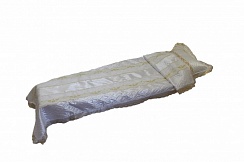 КТ-0301-Комплект ритуальный из термостежки с декоративным кружевом и вставкой из белого атласа
